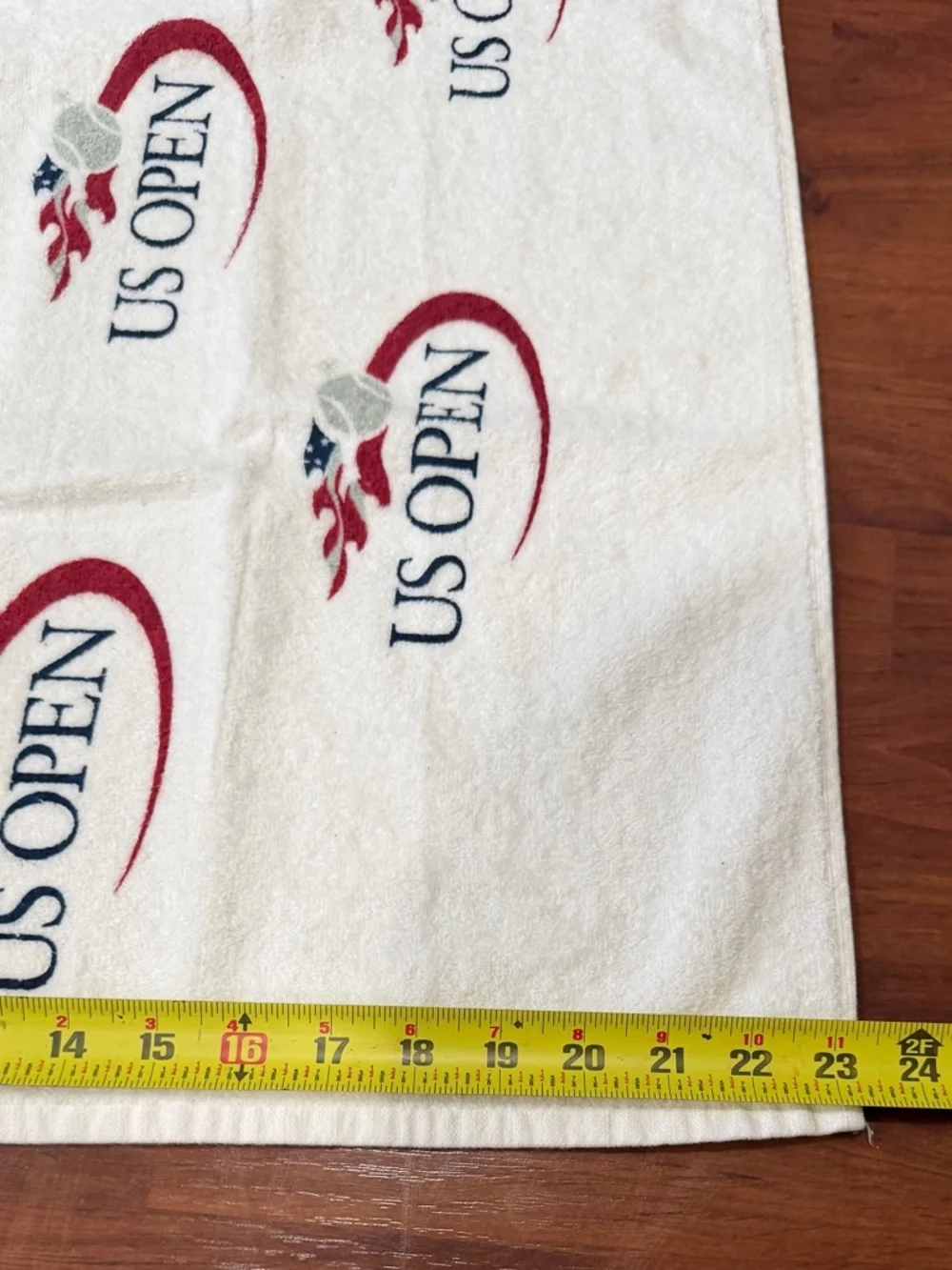 Vintage McArthur U.S. Open Tennis Championship Player Towel Anti-Microbial 23x38